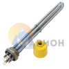 Блок ТЭН 7,5 кВт для воды 370 мм фланец G1 1/2" 220 В нерж. (трубка + колпак) HTH